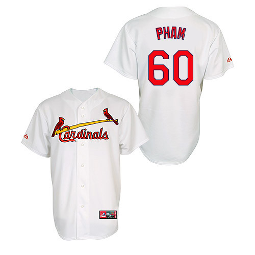 Tommy Pham #60 MLB Jersey-St Louis Cardinals Men's Authentic Home Jersey by Majestic Athletic Baseball Jersey